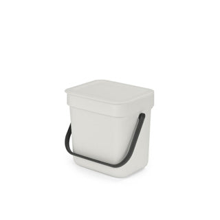 Load image into Gallery viewer, Brabantia afvalbakje sort go 3l light grey