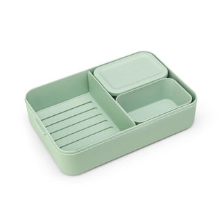Chargez l'image dans la visionneuse de la galerie, Brabantia bento lunchbox make take groot jade groen | 2 stuks