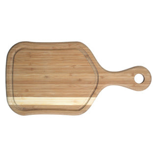 Load image into Gallery viewer, Abi bamboo snijplank paddle 38x19x2 cm