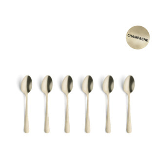 Load image into Gallery viewer, Amefa theelepels champagne 6 stuks