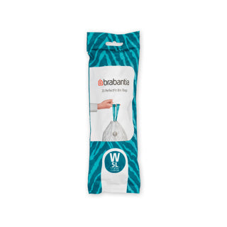 ギャラリービューアに画像をロードする, Brabantia perfectfit afvalzak, code w, 5l 20 stuks | 4 stuks
