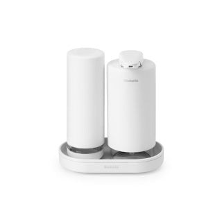 Chargez l'image dans la visionneuse de la galerie, Brabantia sinkstyle zeepdispenser set - mineral fresh white