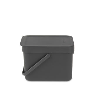 Chargez l'image dans la visionneuse de la galerie, Brabantia afvalemmer sort go 6l grijs