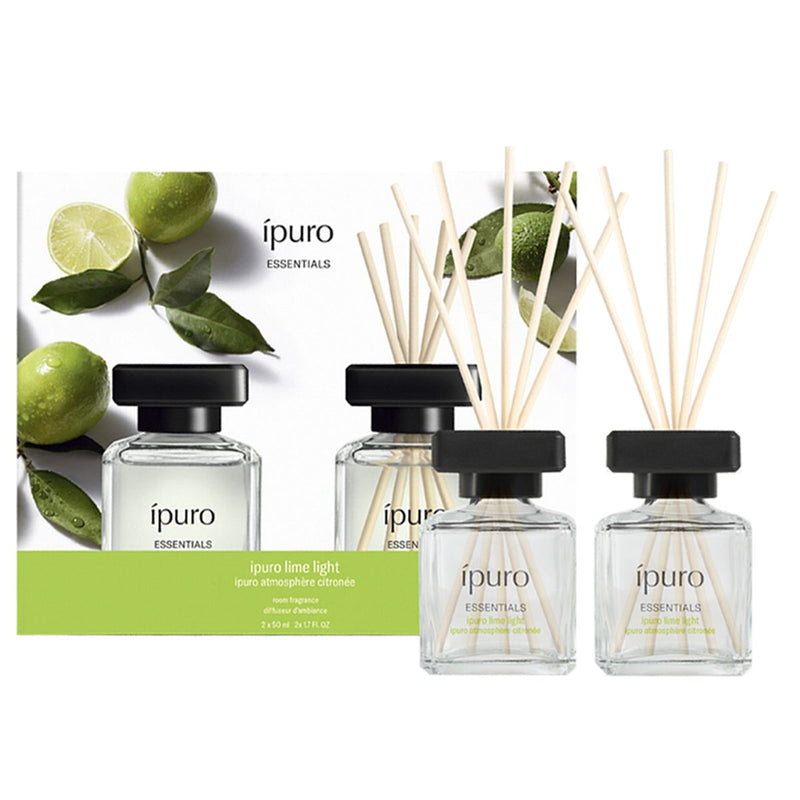 Afbeelding laden in galerijviewer, Ipuro geurdiffuser lime light 2 x 50 ml