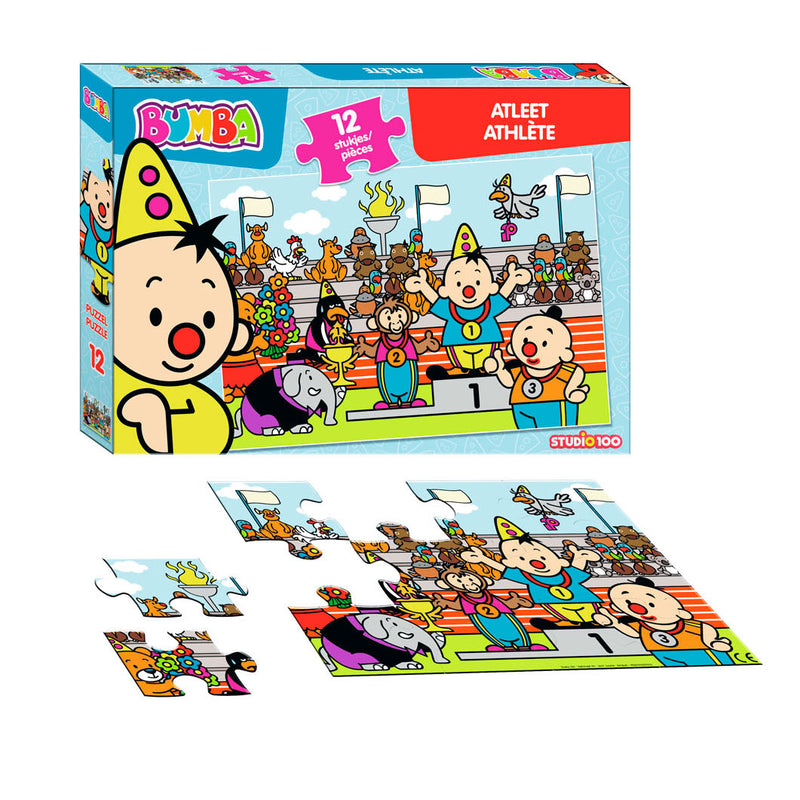 Load image into Gallery viewer, Studio 100 bumba puzzel atleet, 12st.