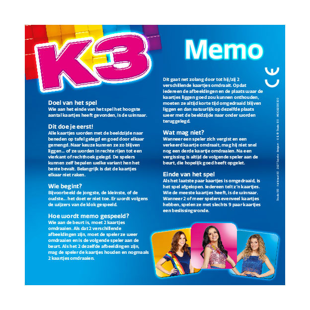 Afbeelding laden in galerijviewer, K3 memo - met 72 memokaarten