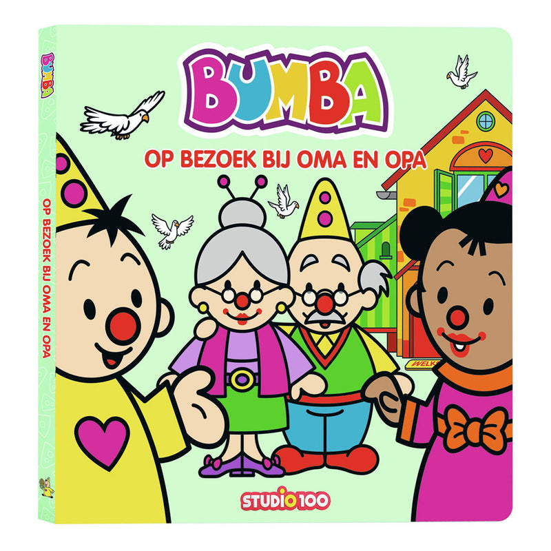 Laden Sie das Bild in Galerie -Viewer, Studio 100 bumba kartonboek - op bezoek bij oma en opa