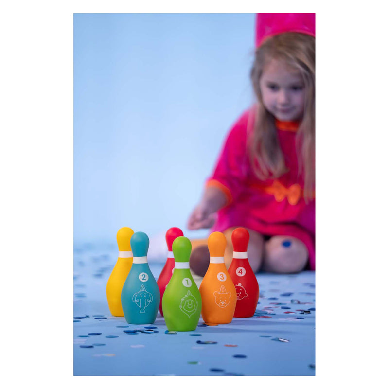 Afbeelding laden in galerijviewer, Bumba kegelspel - bowling set - 6 kegels