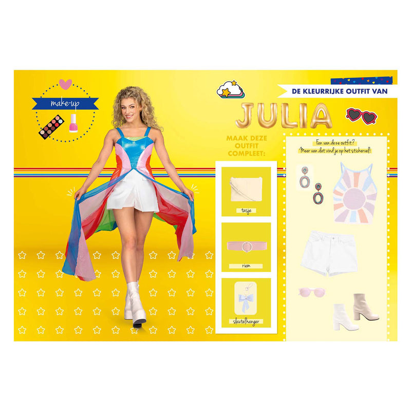 Afbeelding laden in galerijviewer, K3 stickerboek - outfit stickerboek - met meer dan 70 stickers