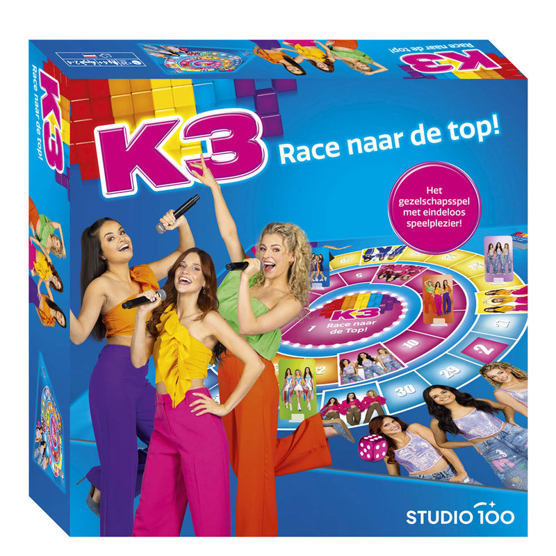 Load image into Gallery viewer, Studio 100 k3 race naar de top bordspel