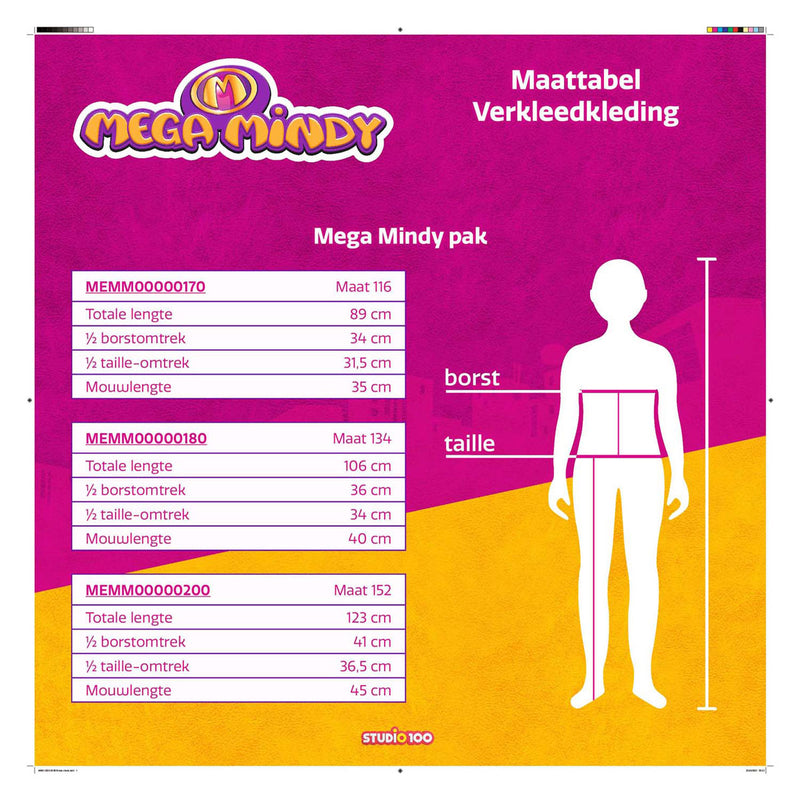 Afbeelding laden in galerijviewer, Mega mindy verkleedkleding - verkleedpak 6 t m 8 jaar - maat 128