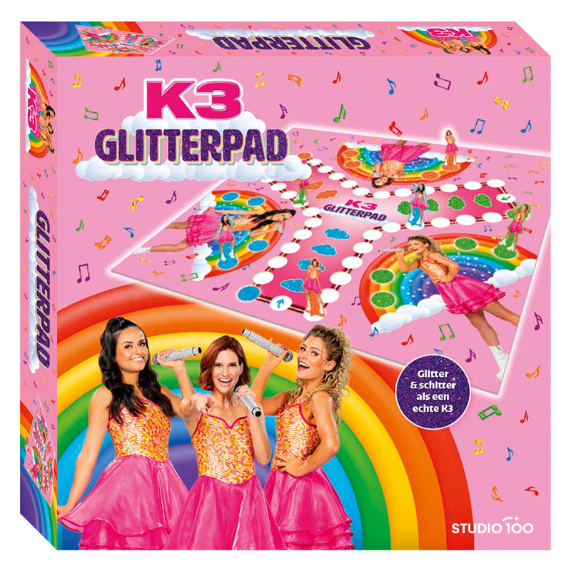 Afbeelding laden in galerijviewer, K3 bordspel - glitterpad