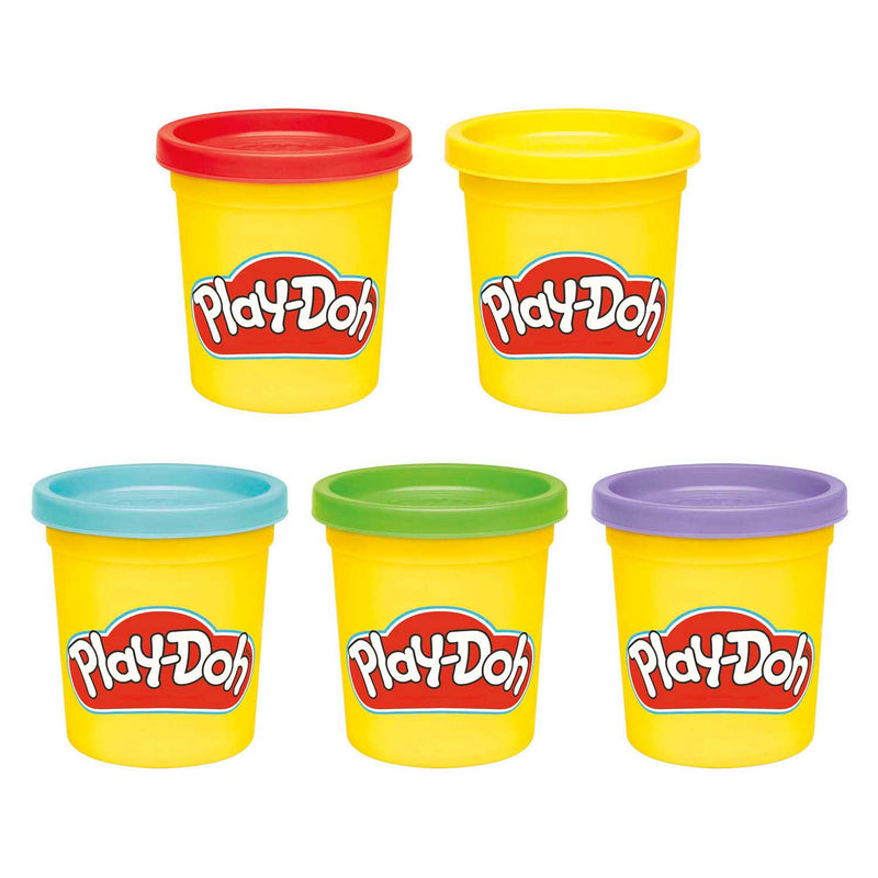 Afbeelding laden in galerijviewer, Play-doh back to school - 5 kleipotjes
