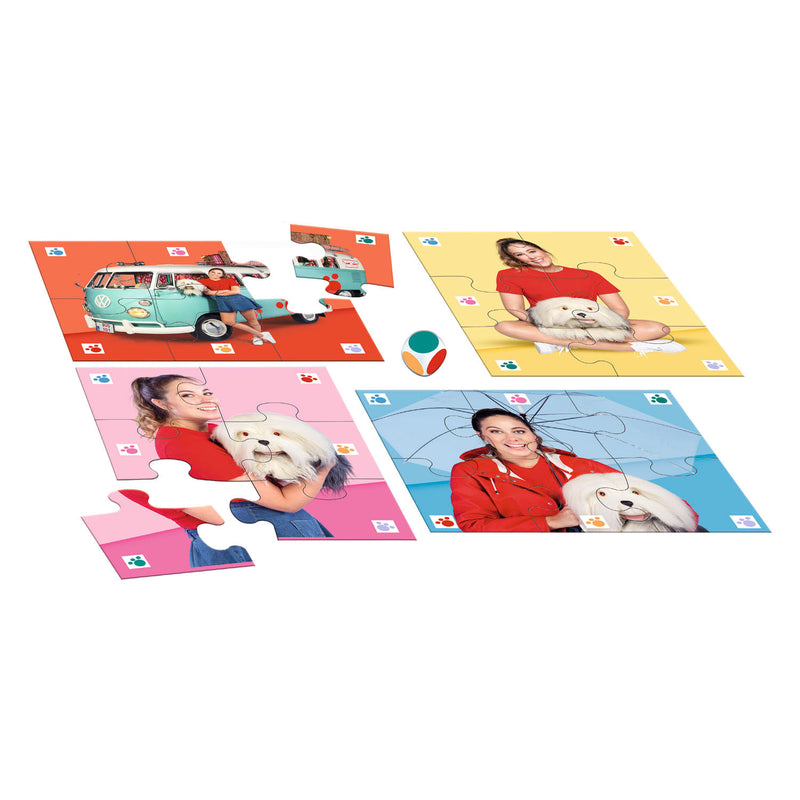 Afbeelding laden in galerijviewer, Samson marie puzzel - dobbelpuzzel - 4 puzzels 4x6 stukken