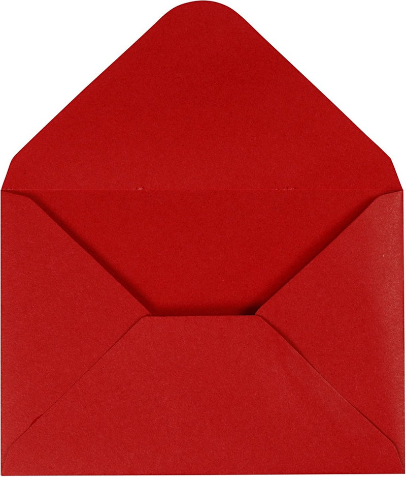 ギャラリービューアに画像をロードする, Happy moments enveloppen 11,5 x 16 cm 10 stuks 110 gr rood