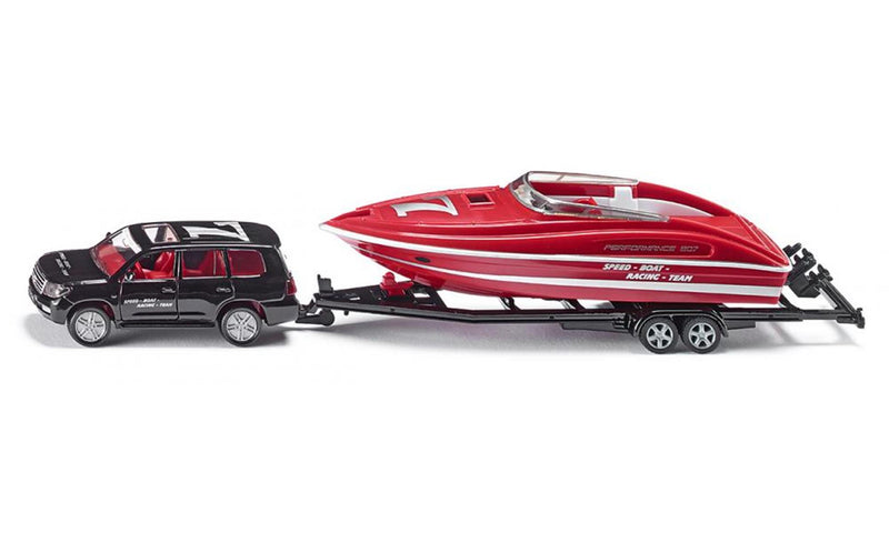 Load image into Gallery viewer, Siku 2543 auto met motorboot 1:55