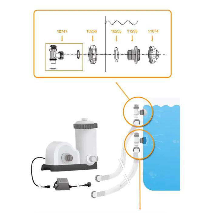 Load image into Gallery viewer, Intex Afdichtrubber voor 38mm aansluiting