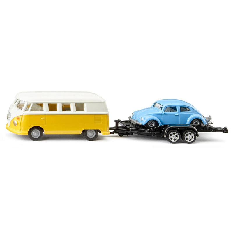 Load image into Gallery viewer, Siku vw t1 aanhangwagen een kever 2567