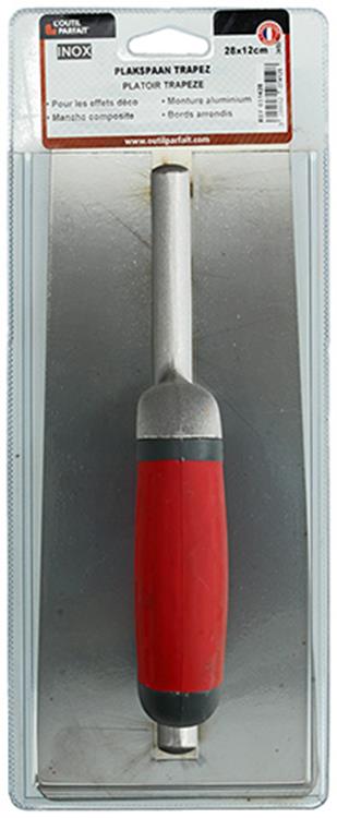 Chargez l'image dans la visionneuse de la galerie, L?outil parfait 1011616 - plakspaan trapez. inox softgrip 28x12cm | 4 stuks