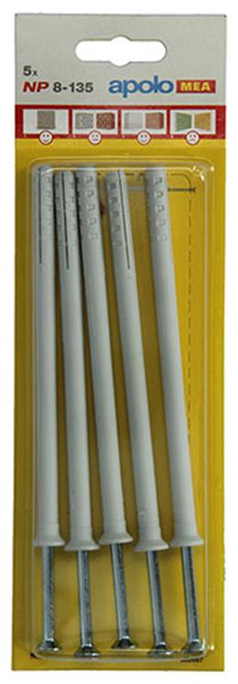 Afbeelding laden in galerijviewer, Celo 1015398 - 5 nylon nagelpluggen np 502667 8x135mm | 5 stuks