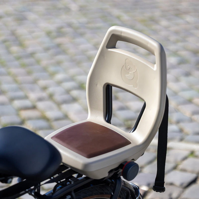 Load image into Gallery viewer, Qibbel achterzitje junior zwart zonder voetsteunen q380