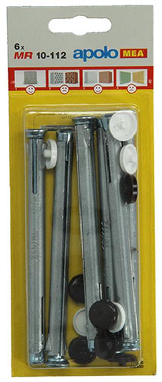 Afbeelding laden in galerijviewer, Celo 1015418 - 6 metaalraampluggen mr 502690 10x112mm | 5 stuks