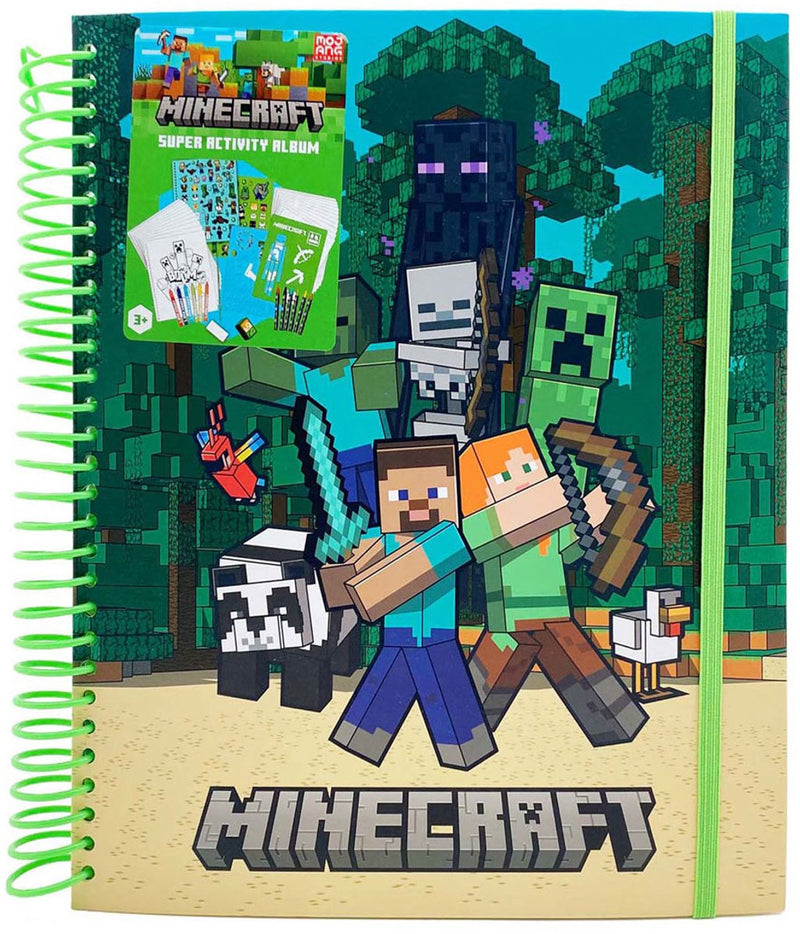 Afbeelding laden in galerijviewer, Merkloos sans marque minecraft super activiteitenboek met stickers