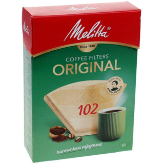 Load image into Gallery viewer, Melitta koffiefilters 102 80 stuks bruin