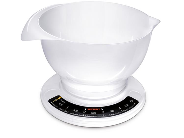 Afbeelding laden in galerijviewer, Soehnle keukenweegschaal culina pro - analoog - tot 5 kg - wit