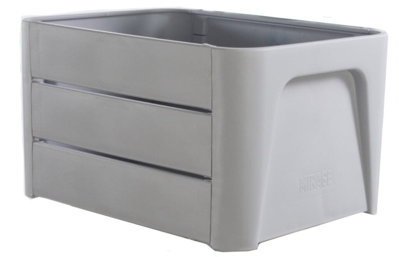 Load image into Gallery viewer, Basil mirage krat klik 'n krat grijs 24l