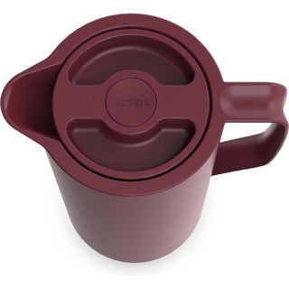 Afbeelding laden in galerijviewer, Tefal motiva n4170210 thermoskan - 1l - donkerrood - isolerend - lekvrij - stijlvol design
