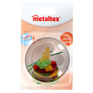 Load image into Gallery viewer, Metaltex bakring 8x4.5 cm rvs