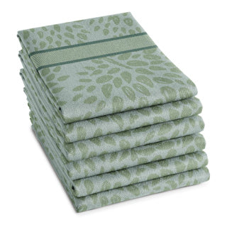 Chargez l'image dans la visionneuse de la galerie, Ddddd theedoek trees 60x65 green | 6 stuks