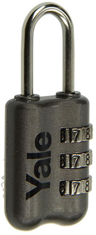 Afbeelding laden in galerijviewer, Yale 1018569 - bagage-cijferhangslot grijs yp2 23 128 1g 23mm | 6 stuks
