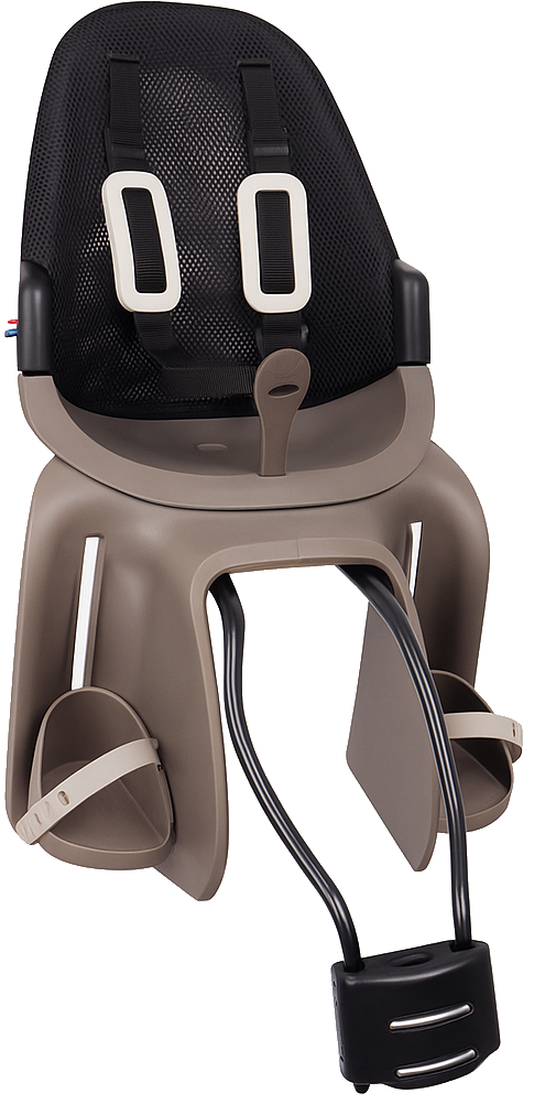 Load image into Gallery viewer, Qibbel achterzitje air frame zwart lichtbruin