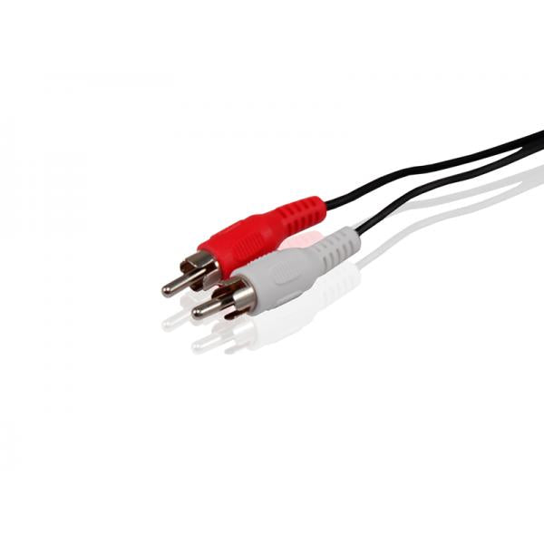 Load image into Gallery viewer, Conceptronic clcinch5 rca audio cable, 2x rca -> 2x rca, m m, 5m, black