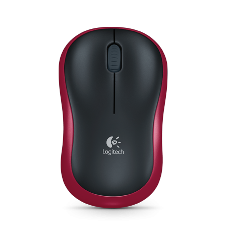 Afbeelding laden in galerijviewer, Muis logitech m185 draadloos zwart, rood