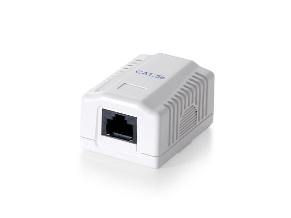 Load image into Gallery viewer, Equip 235111 1-port cat.5e surface mount box, rj-45, 5e, white, 39 mm, 29.5 mm, 54 mm