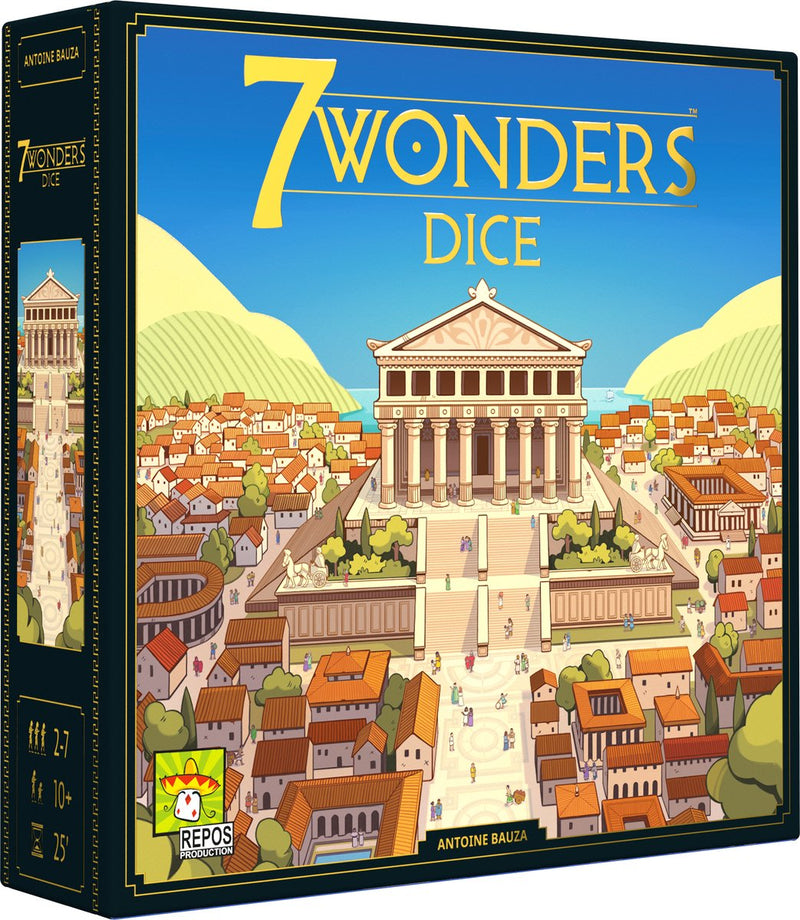 ギャラリービューアに画像をロードする, Repos production asmodee dobbelspel 7 wonders dice strategisch bordspel 2-7 spelers.