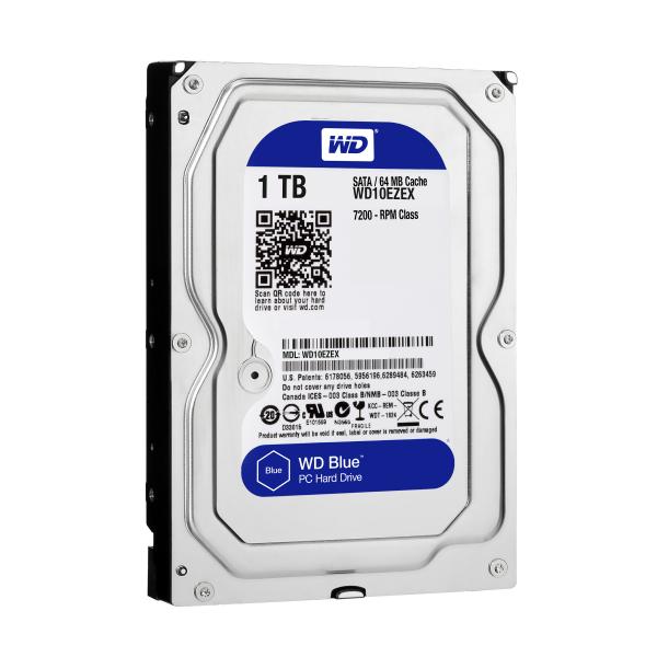 Load image into Gallery viewer, Western digital wd10ezex caviar blue hdd, 1tb, 3.5 , sata3, 64mb, 7200rpm, 150 mib s, 6.8w