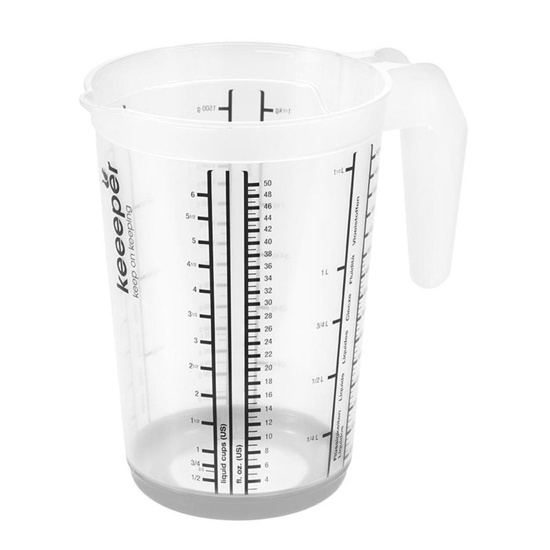Load image into Gallery viewer, Keeeper maatbeker anti-slip 1,5l grijs
