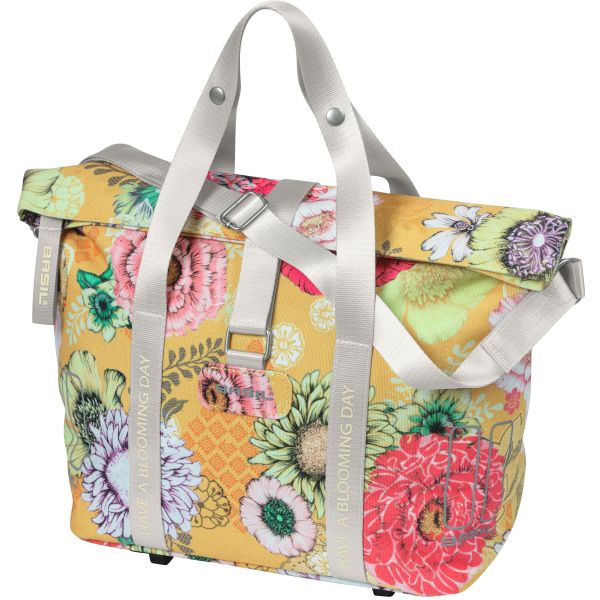 Load image into Gallery viewer, Basil Bloom Field MIK fietshandtas - Geel, compact en duurzaam - 8-11L