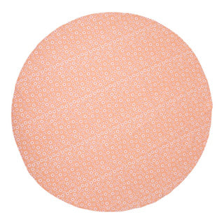 ギャラリービューアに画像をロードする, Daisy flowers tafelkleed textiel oranje rond 160cm