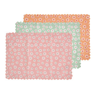 Chargez l'image dans la visionneuse de la galerie, Daisy flowers placemat mix colours 35x50 set 3 | 2 stuks