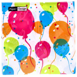 ギャラリービューアに画像をロードする, Servetten splash balloons 33x33 cm | 4 stuks