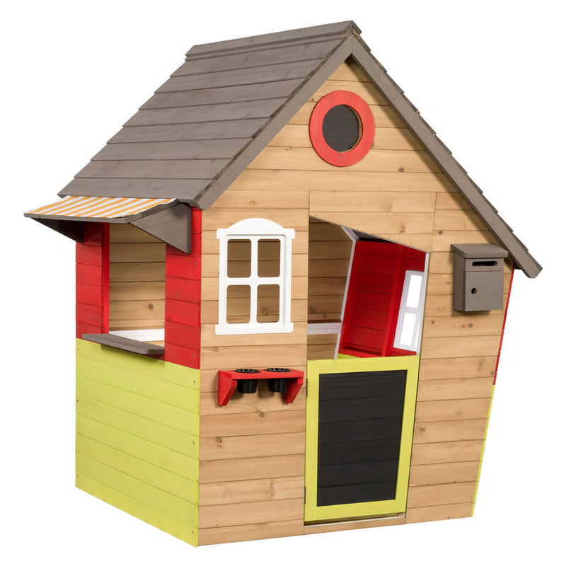Load image into Gallery viewer, Swingking houten speelhuisje fairytale