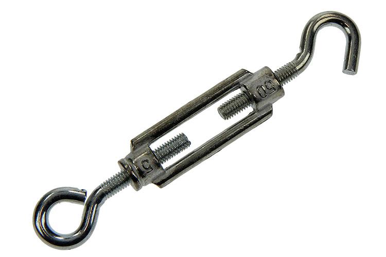 Afbeelding laden in galerijviewer, Mack 1006870 - 2 spanners: oog + haak verzinkt m5x50mm bl | 5 stuks