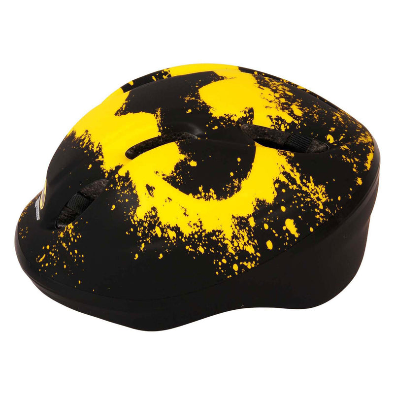 Afbeelding laden in galerijviewer, skate fietshelm Batman juniGoud 52-56 cm zwart geel