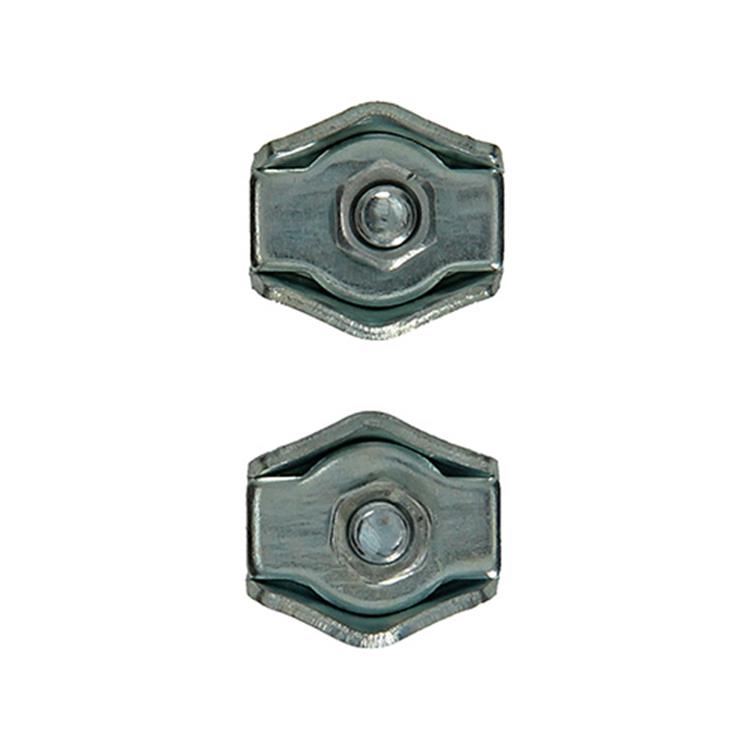 Laden Sie das Bild in Galerie -Viewer, Mack 1008493 - 2 staaldraadklemmen 4mm simplex verzinkt | 10 stuks