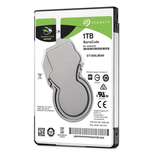 Load image into Gallery viewer, Seagate st1000lm048 barracuda hdd, 1tb, 2.5 , sata3 6gbps, 5400 rpm, 128mb, 1.7w